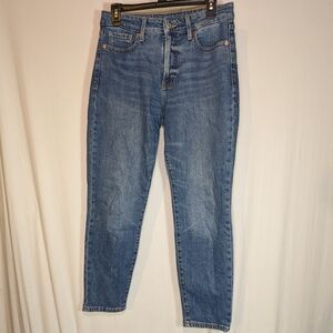 Old Navy OG Straight High Rise O.G. Jeans Pants Pockets Zip Light Casual